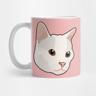 White Cat Mug